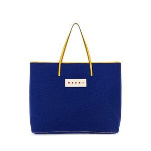 MARNI Felt Tote Bag Men BLUE Handbags